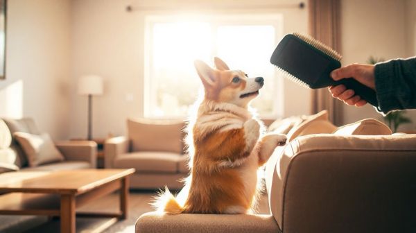 5 astuces pour un brossage efficace du pelage de votre Corgi